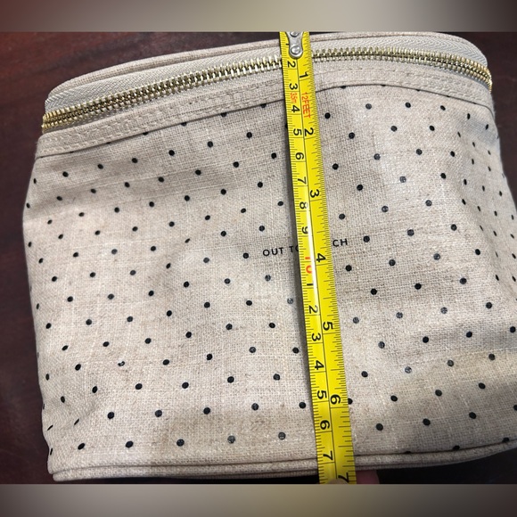 Bundle!! 2 Kate Spade out to lunch Beige and Black Polka Dot Bag - Picture 9 of 10